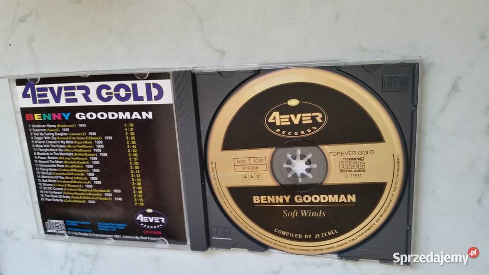 Benny Goodman Soft Winds 1991 4ever Records CD CD