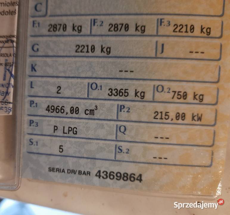Mercedes ML w163 v8 500 bg kierownica po prawej stronie Gorzów Wielkopolski