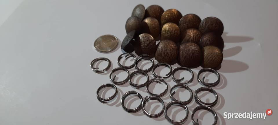 GUZIKI WOJSKOWE Niemcy groszek 15 sztuk bez Warszawa