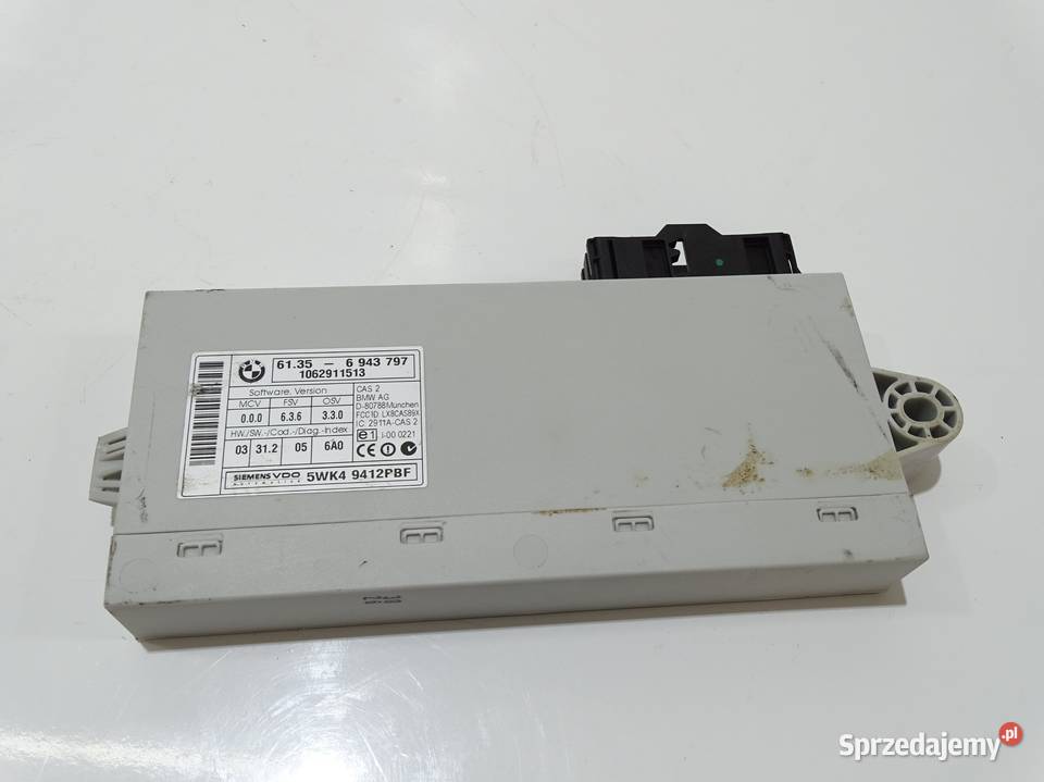 MODUŁ STEROWNIK CAS BMW E60 E61 6943797 4642653 osobowe Strzyżewice