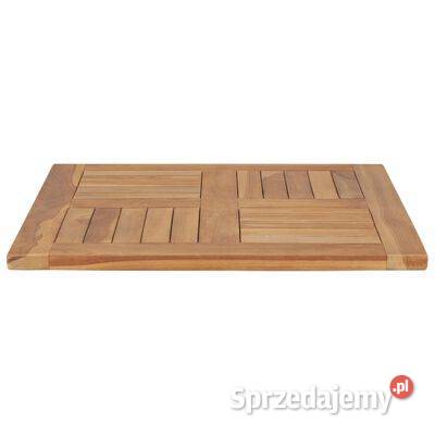 vidaXL Blat stołu lite drewno tekowe 60x60x25 Blaty Warszawa