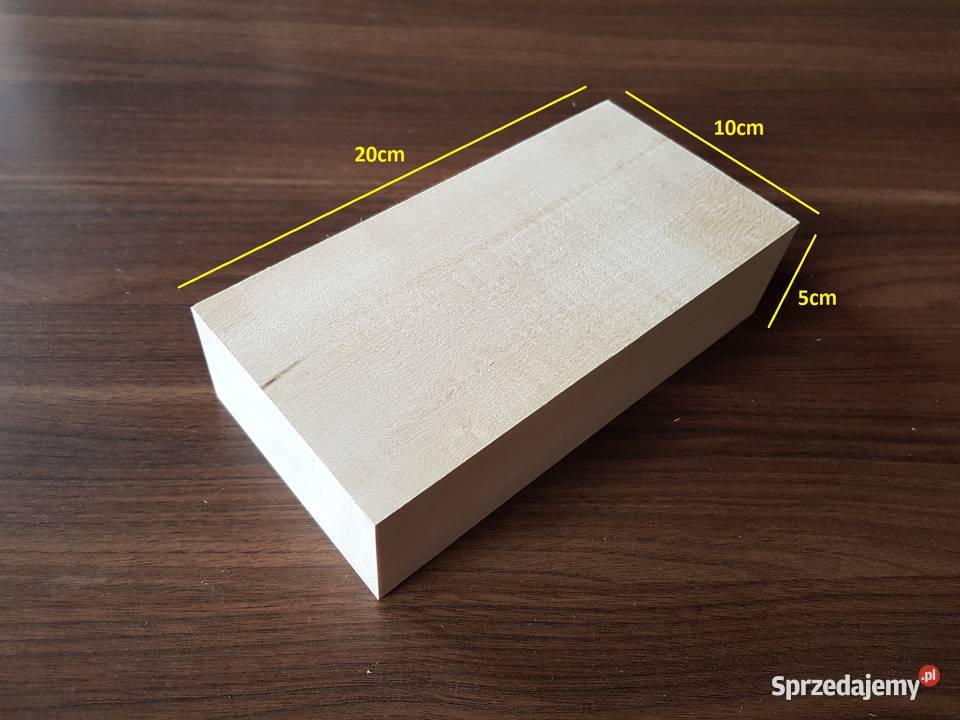 Drewniane klocki lipowe drewno do rzeźbienia Rękodzieło
