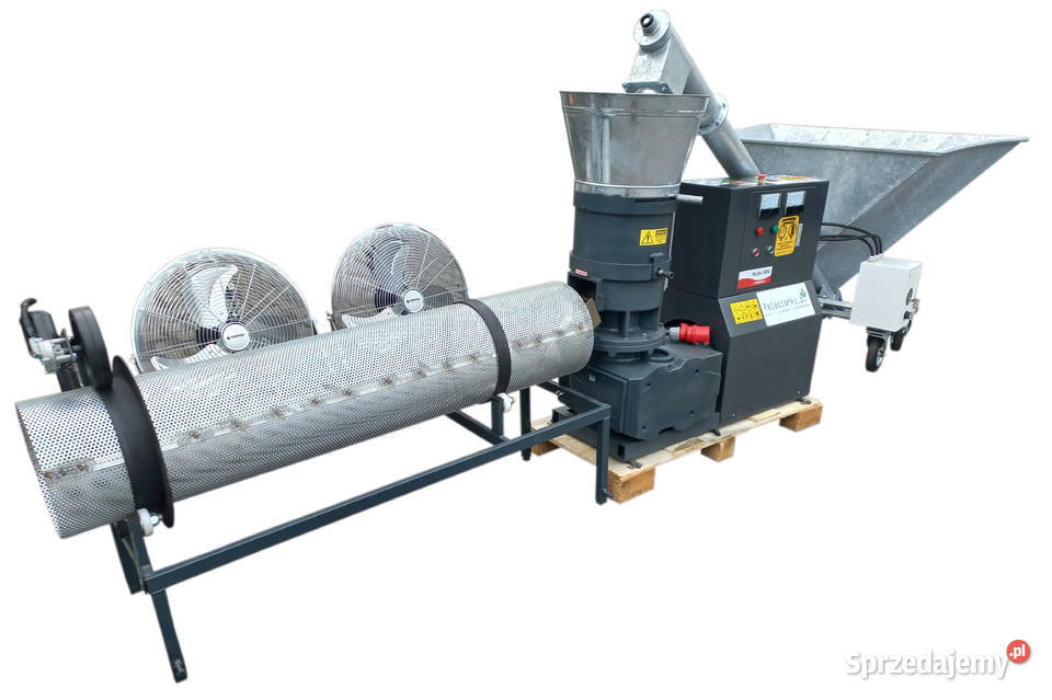 Linia do Produkcji Pelletu ze Słomy 22 kW do 350 Zrębice