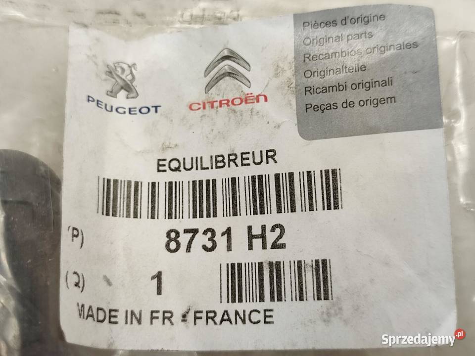 SIŁOWNIK GAZOWY DACHU 2 CITROEN C3 PLURIEL HB