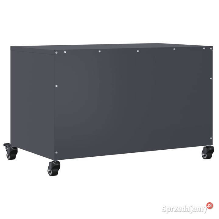 Szafka RTV antracytowa 68x39x435 stal WM846670 mazowieckie Warszawa