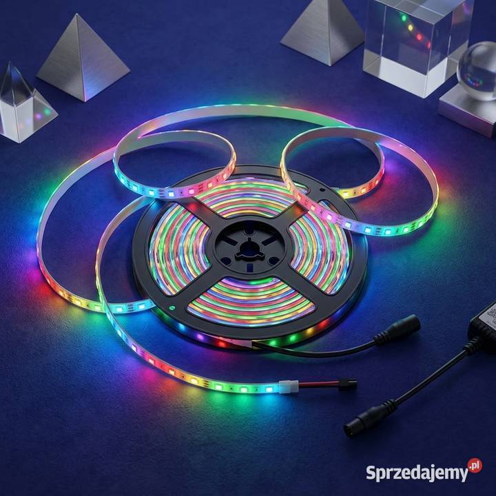 Taśma LED RGB 5m 240 LED IP65 wodoodporna pilot świętokrzyskie Kielce