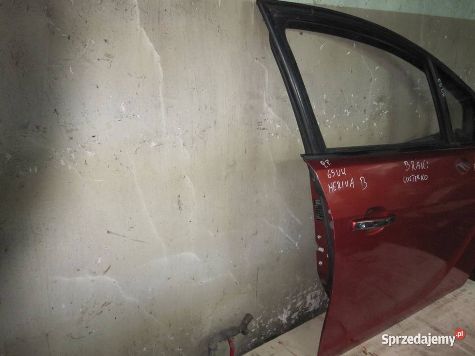 OPEL MERIVA B 12r drzwi prawe przód Karoseria