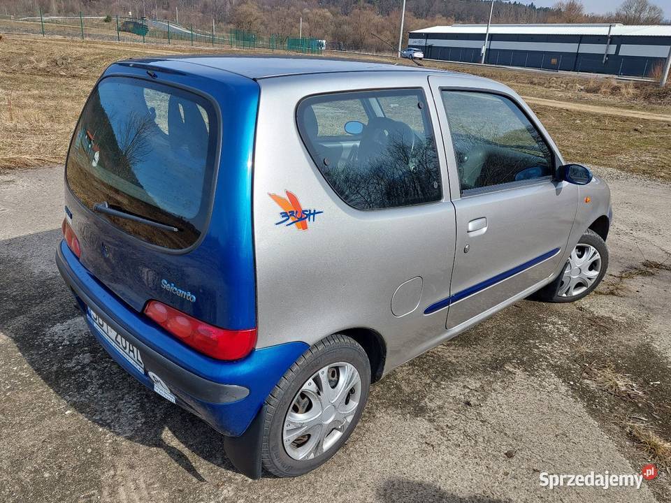 Fiat Seicento 900 BRUSH Zadbany Oszczędny nieuszkodzony Sucha Beskidzka sprzedam