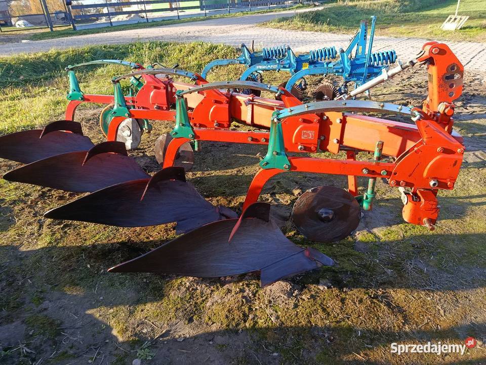 Pług 4 skibowy kverneland ab 85 ładny Skrzydłowo