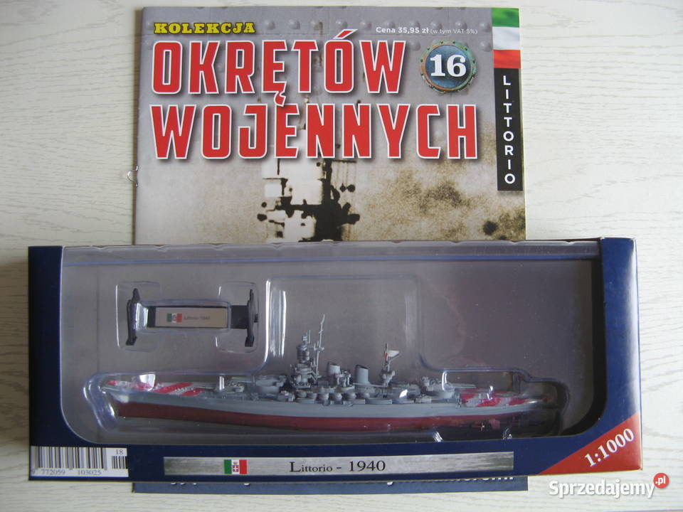 Kolekcja Okrętów Wojennych Littorio model