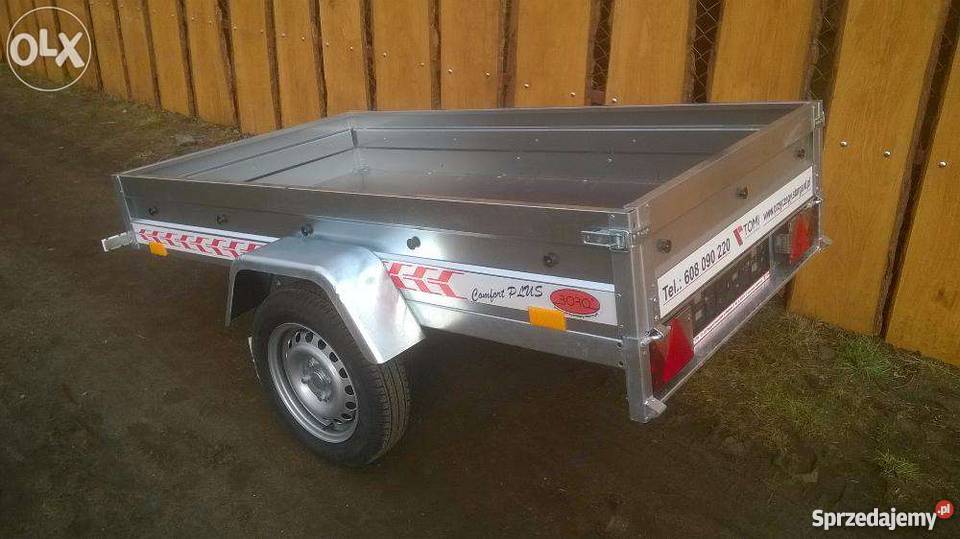 Przyczepa samochodowa 1499 Raty Kredyt na 640kg Stargard sprzedam