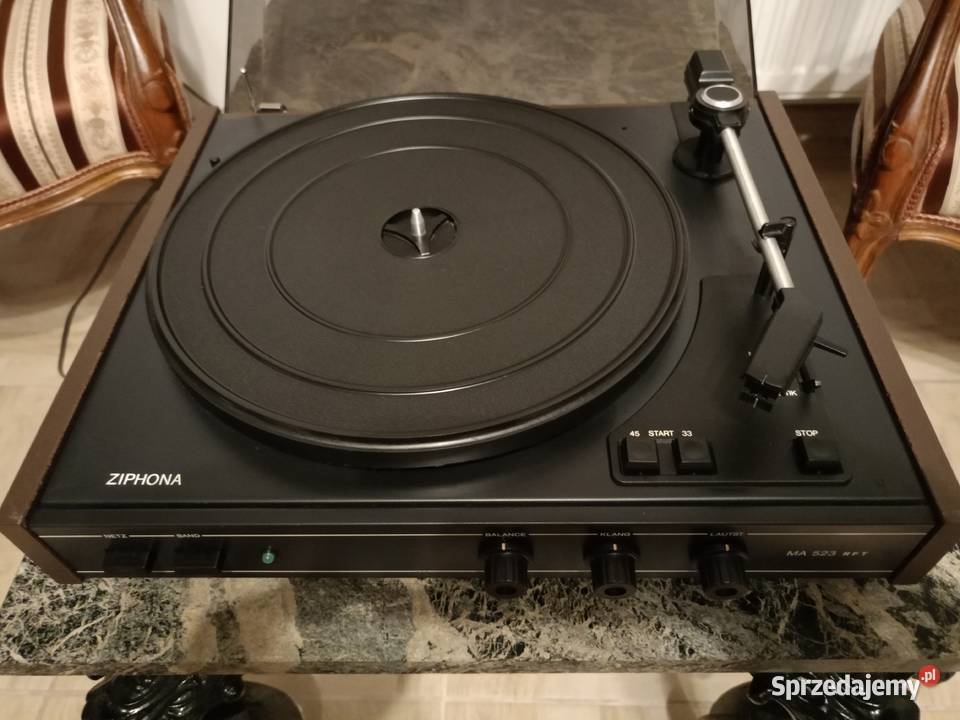 Zabytkowy Gramofon RFT Ziphona Vintage NRD