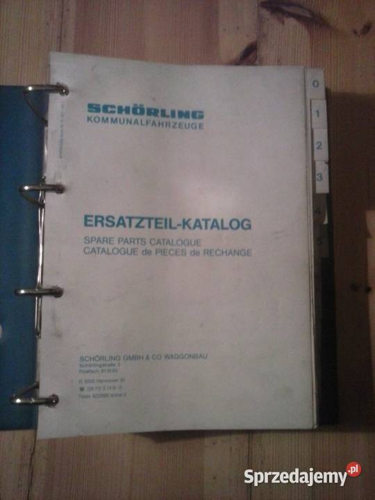 katalog części zamiatarka mercedes schorling Niemodlin