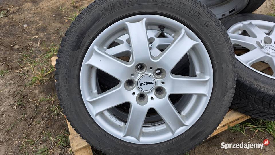 4 kola z oponami zimowymi 16 rozstaw 5x112 Mińsk Mazowiecki sprzedam