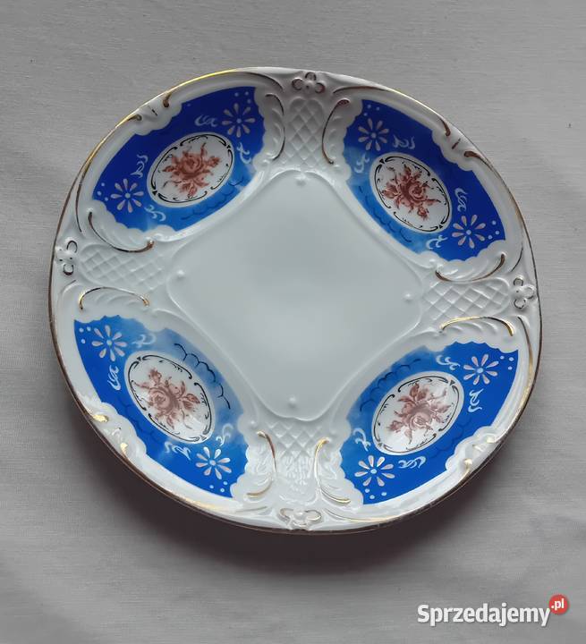 Talerzyk deserowy von Schierholz Plaue Sygnatura Porcelana i szkło Koźminek sprzedam
