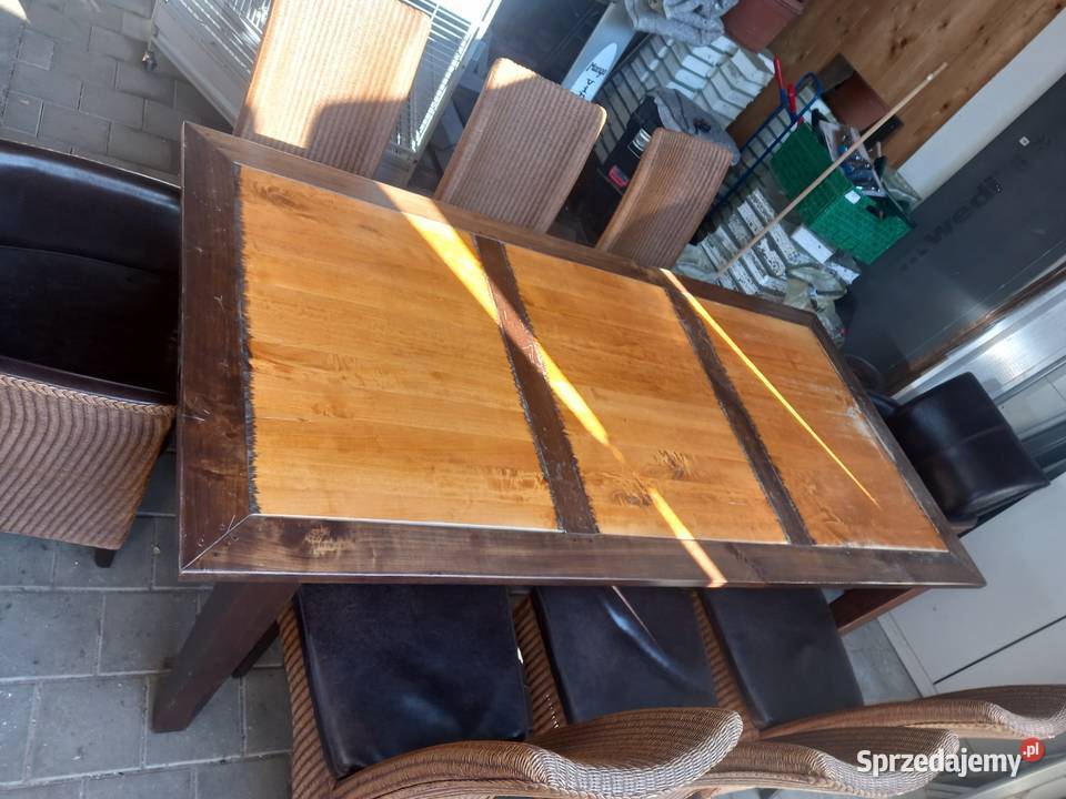 Stół I 8 krzeseł Łagiewniki