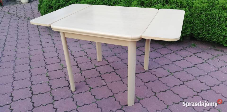 Stół kuchenny kwadratowy rozkładany stolik 80 x