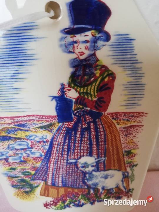 Porcelanowa podkładka z widokiem w formie Gorlice