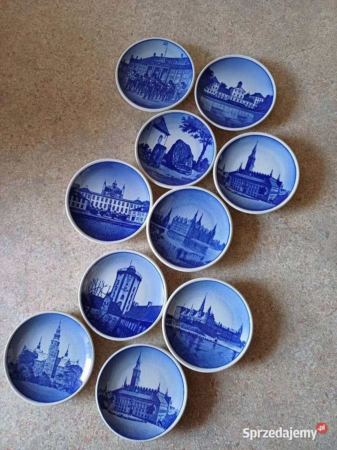 vintage miniaturowe talerzyki Nowy Targ