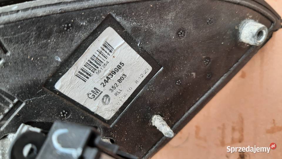 lusterko prawe 5PIN lewe 7PIN Opel Vectra C Dębno