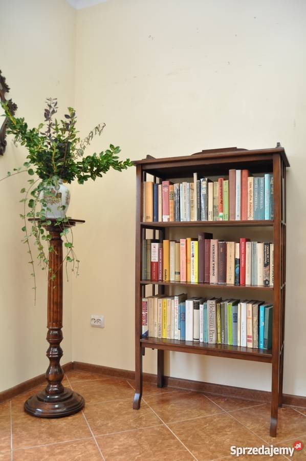 ETAŻERKA DĘBOWA SECESYJNA opolskie Nysa sprzedam
