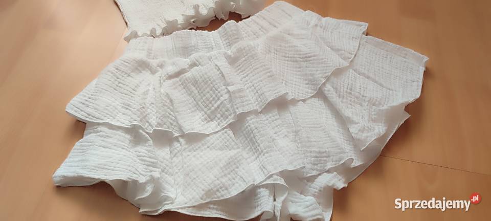 Komplet muślinowy top i spódnico spodenki La Połomia