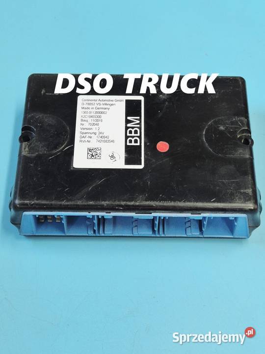 1740942 STEROWNIK MODUL KOMPUTER BBM DAF XF 106