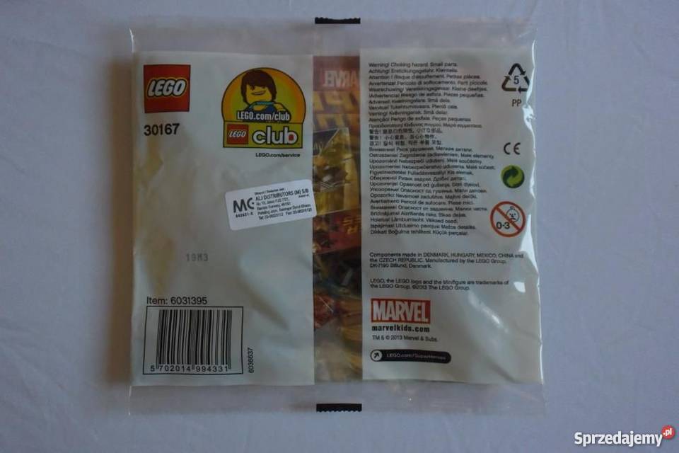 LEGO Nowe Super Heroes Figurka IRON MAN 30167 Figurki łódzkie
