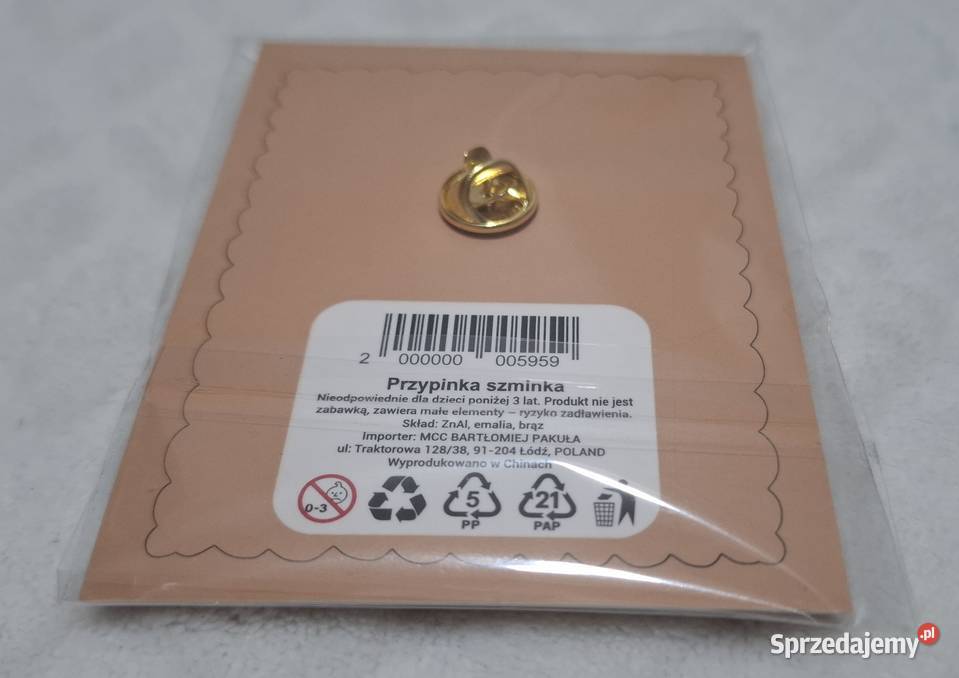 Przypinka szminka Rossman Pin 25x4 Czeladź