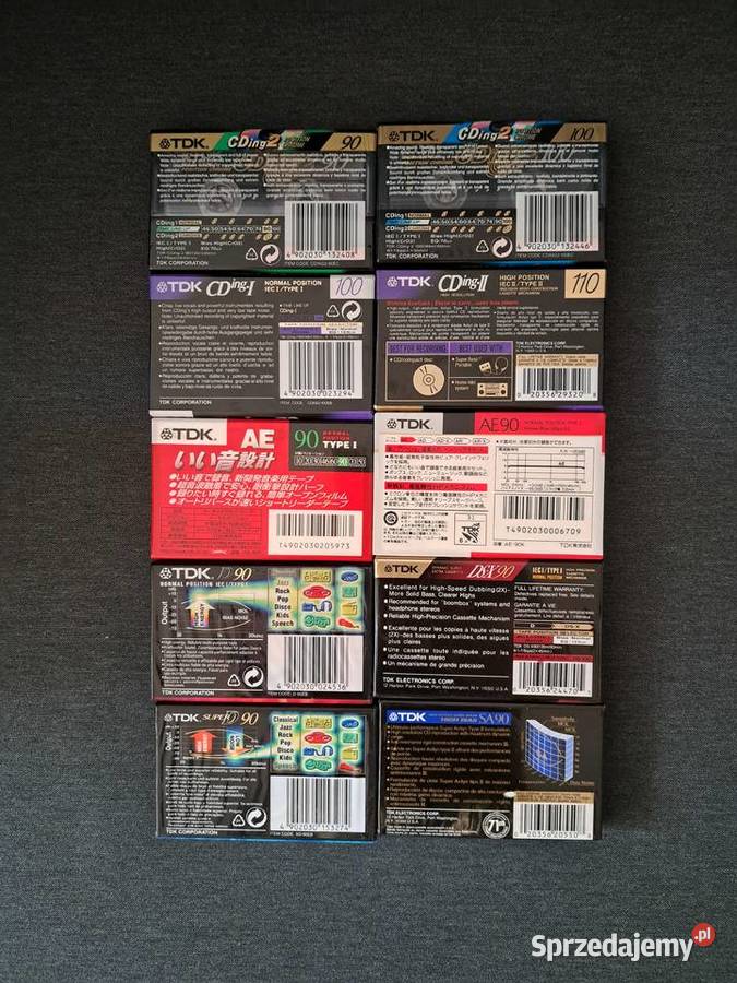 Kasety magnetofonowe Wyprzedaż