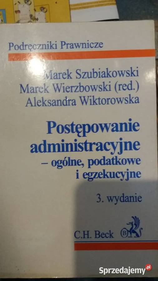 Postępowanie administracyjne 3 wydanie unikaty mazowieckie Warszawa