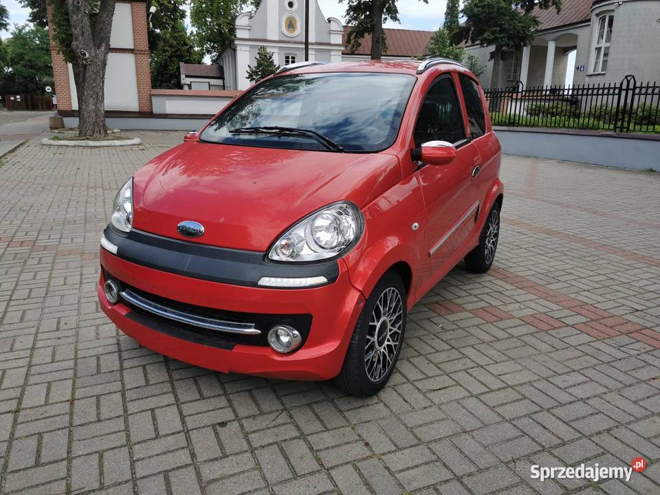 Microcar MGO 2013r 4 osobowy Fak VAT23 L7e na B1 skórzana tapicerka Sochaczew