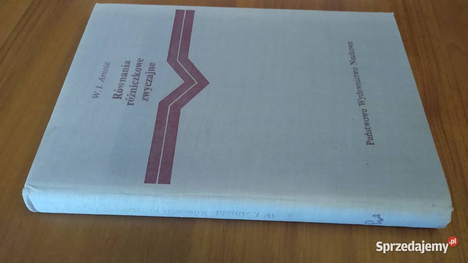 Równania różniczkowe zwyczajne W I Arnold pomorskie Gdańsk