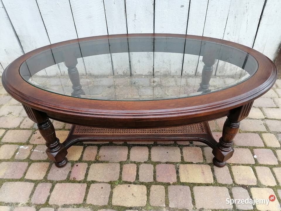 Ława owalna dębowa Wąwolnica