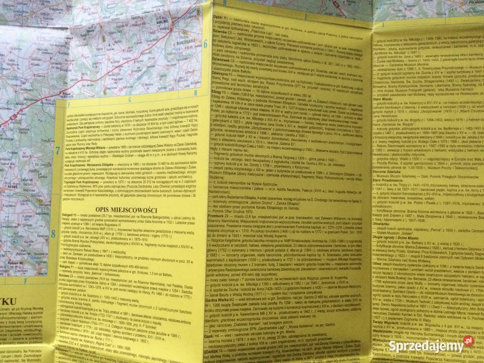 734 Mapa Wybrzeże Bałtyku Szczecina I Okolic Szczecin