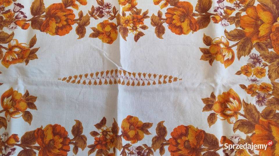 Obrus w kwiaty 1270 x 605 wielokolorowy Hajnówka sprzedam