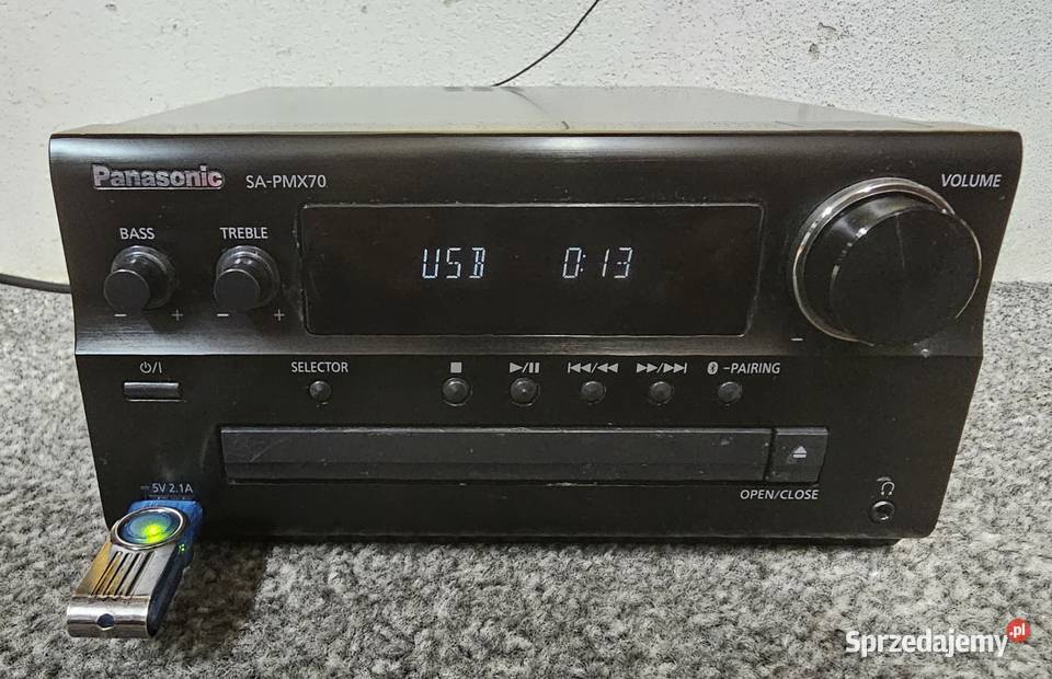 Wieża Panasonic SCPMX70 Bluetooth USB CD wysyłka Kraków