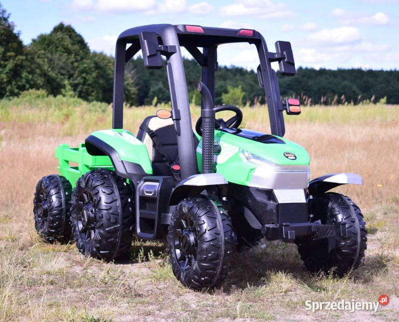 Autko na akumulator OLBRZYMI TRAKTOR Z PRZYCZEPĄ śląskie