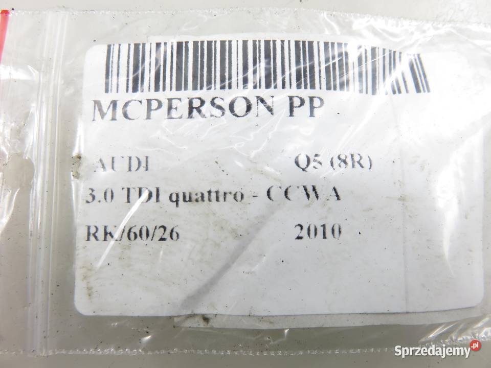 MCPERSON PRAWY PRZEDNI AUDI Q5 30 TDI 8R0413030J