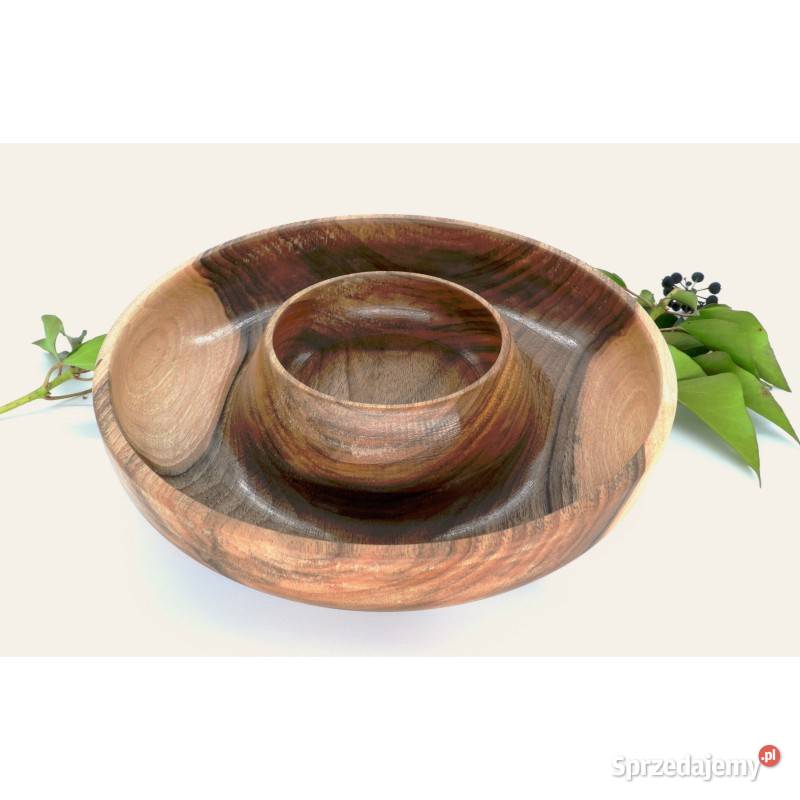 Misa dwukomorowa drewniana prezentupominek Witkowo