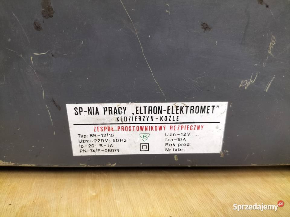 Prostownik 12V 10A Eltron BR1210 Serwis akumulatora i zapłonu podlaskie Białystok