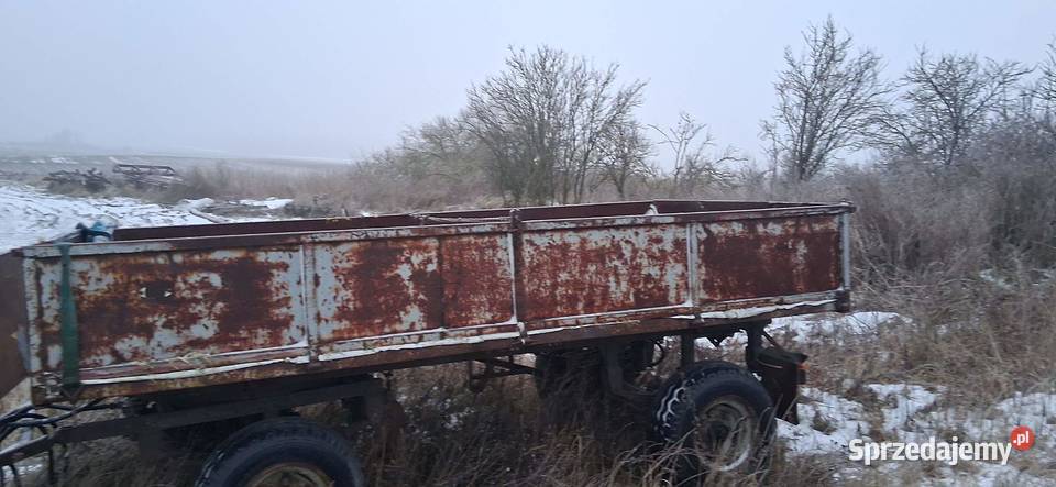 Przyczepa d35 wywrotka nieuszkodzony Mrocza