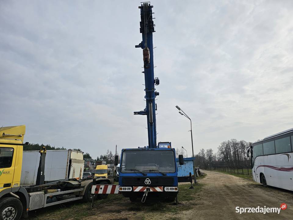 Dźwig 45 ton 3 osie skrętne duże koła 6x6 GROVE Rok produkcji 1989 Siedlce sprzedam