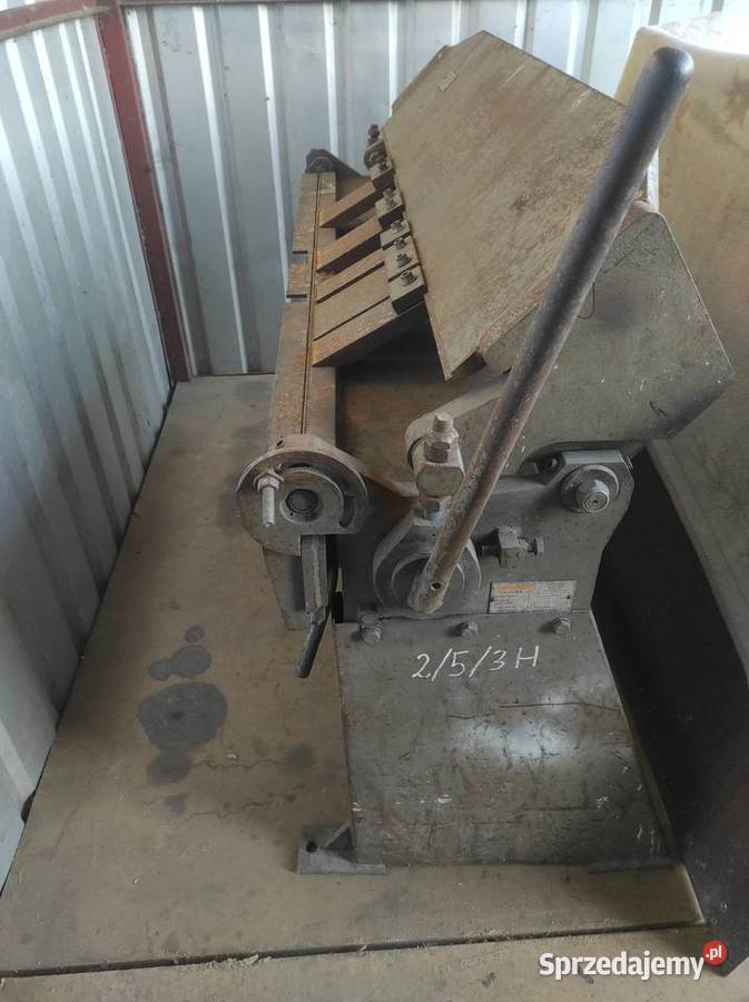 Giętarka segmentowa 1300 X 15 Ręczna Zaginarka Kępno