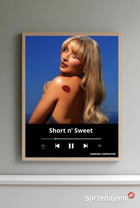 Plakat Sabrina Carpenter sprzedam