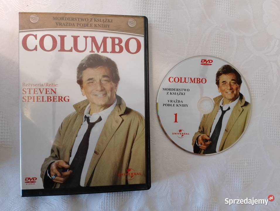 Film DVD video COLUMBO Morderstwo z książki odc 1 płyta Oborniki