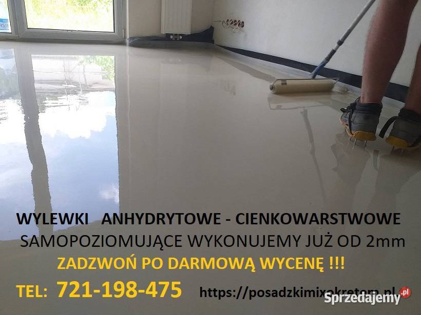 Wylewki Anhydrytowe Posadzki Cienkowarstwowe Łomianki