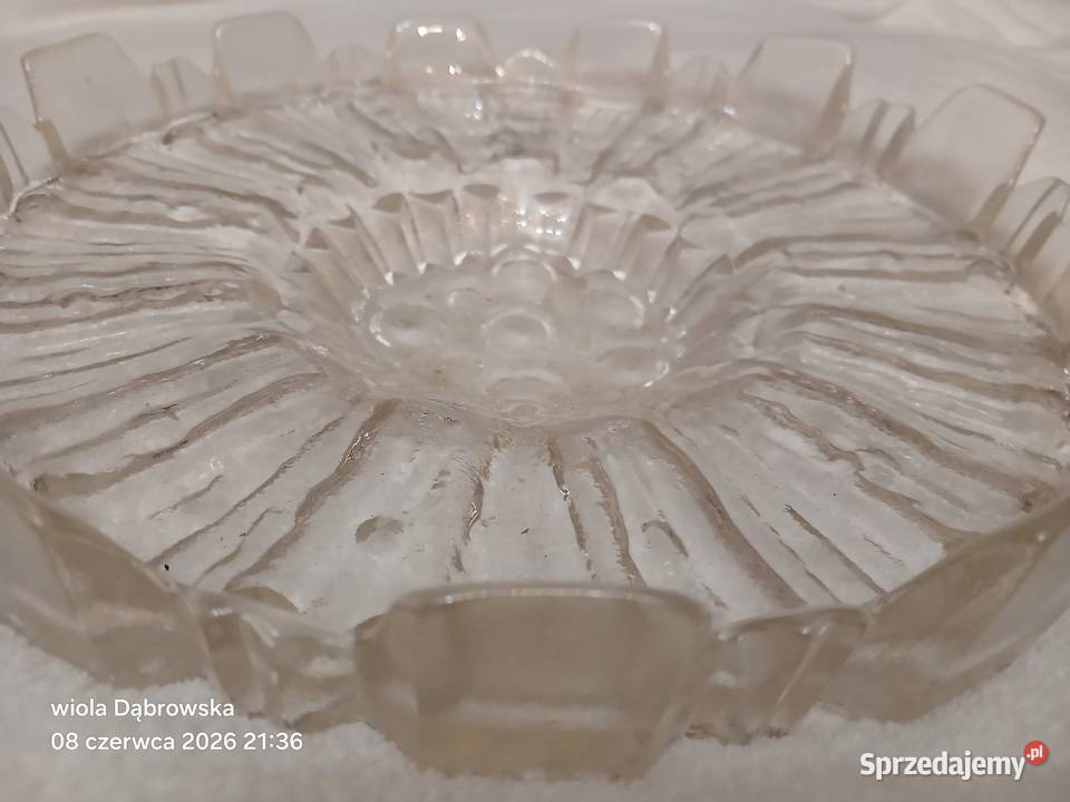Patera szklana Warszawa