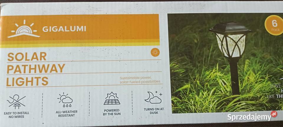 GIGALUMI Solar Lights Ogród zew 6 wodoodporny świętokrzyskie Staszów