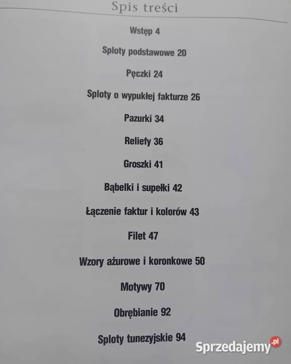 Szydełkowanie 275 splotów Wydawn RM 2004 r Książki i Podręczniki Koźminek